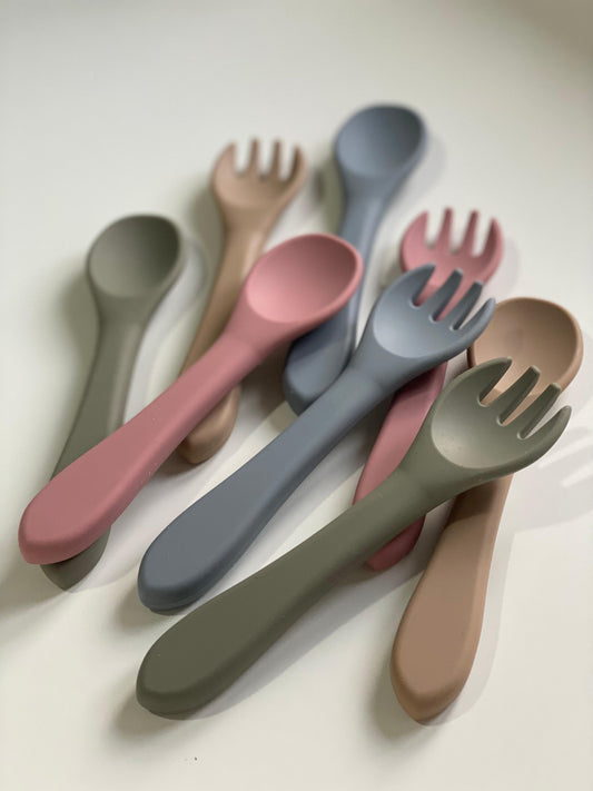 Talheres em silicone