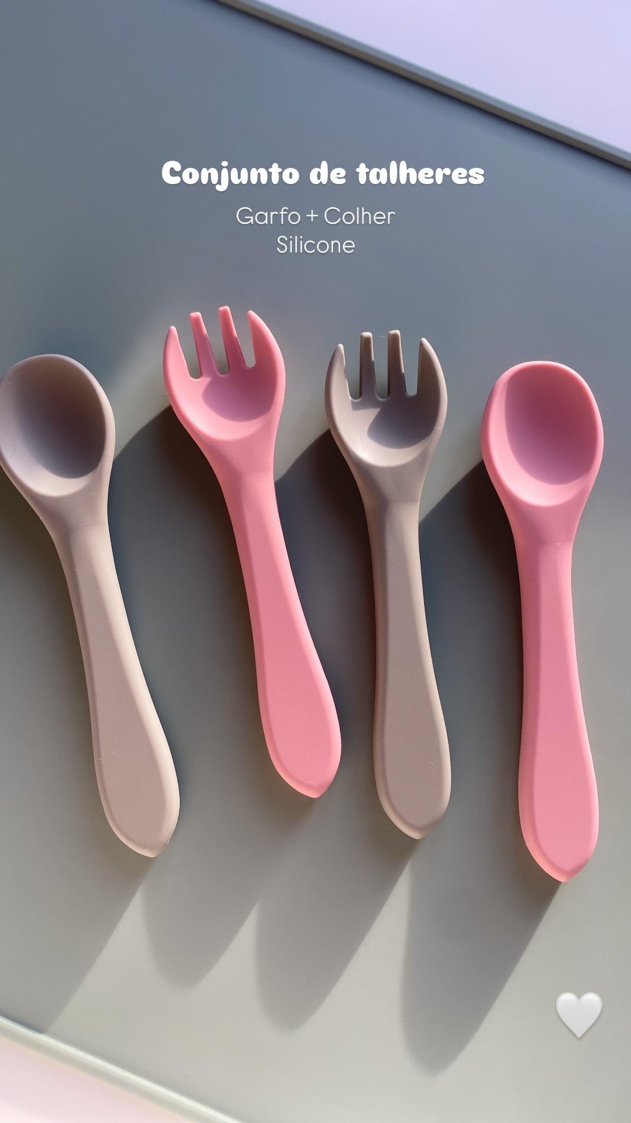 Talheres em silicone